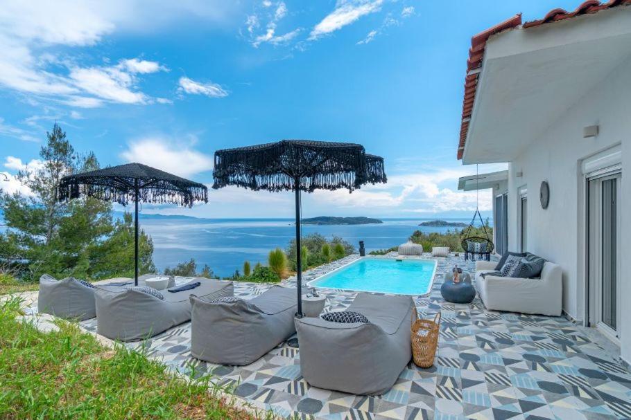 Indigo Boutique Home Katsaros  Ngoại thất bức ảnh